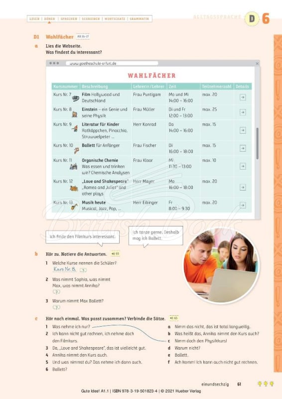 Учебник Gute Idee! A1.1 Kursbuch mit interaktive Version изображение 8