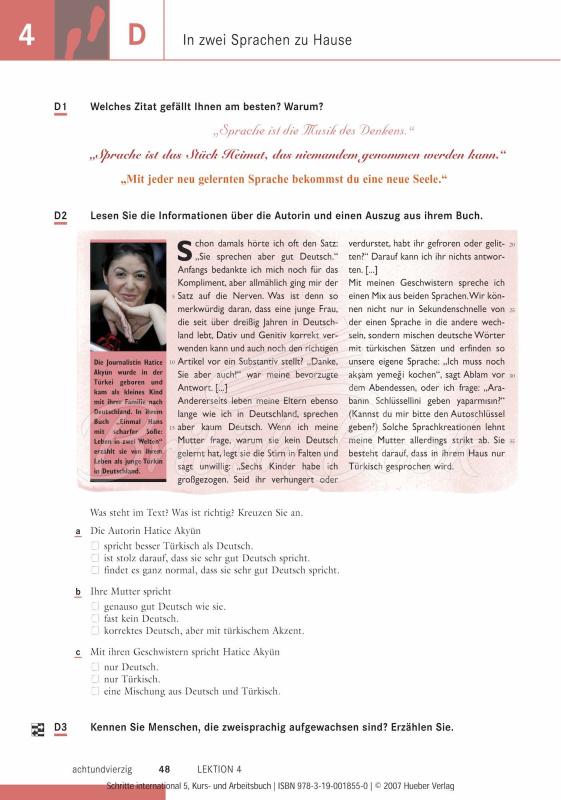 Учебник и рабочая тетрадь Schritte international 5 Kursbuch + Arbeitsbuch mit Audio-CD zum Arbeitsbuch und interaktiven Übungen изображение 9