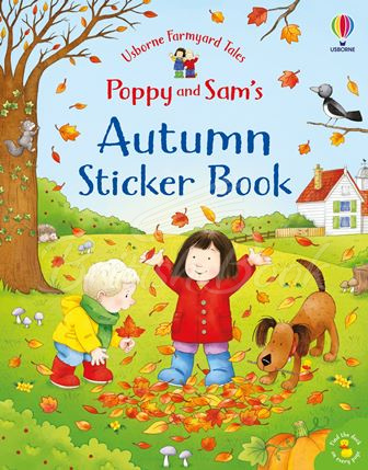 Книга Usborne Farmyard Tales: Poppy and Sam's Autumn Sticker Book зображення