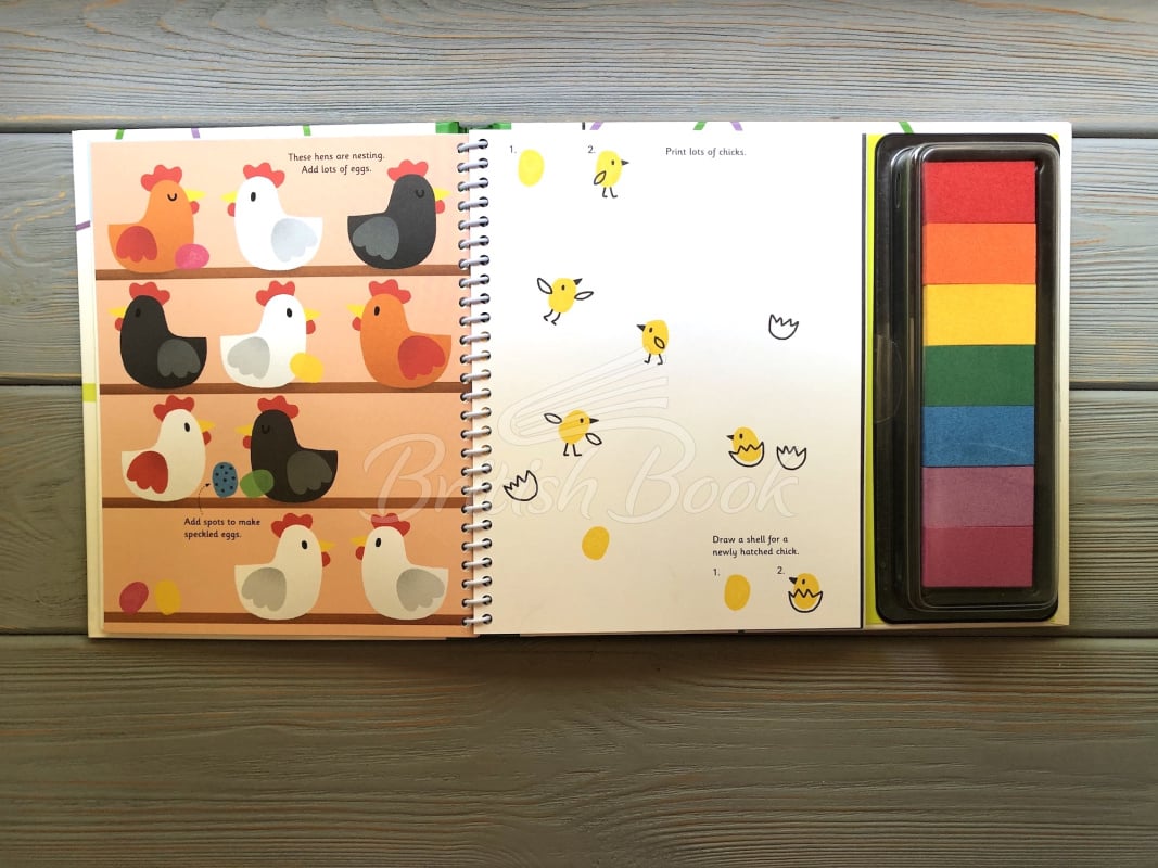 Книга Fingerprint Activities: Animals зображення 5