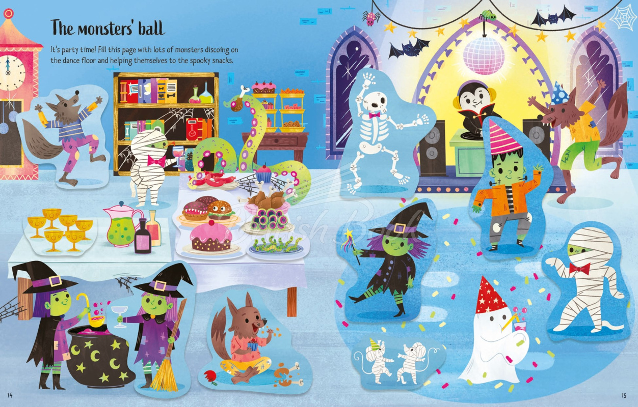 Книга First Sticker Book: Halloween изображение 7