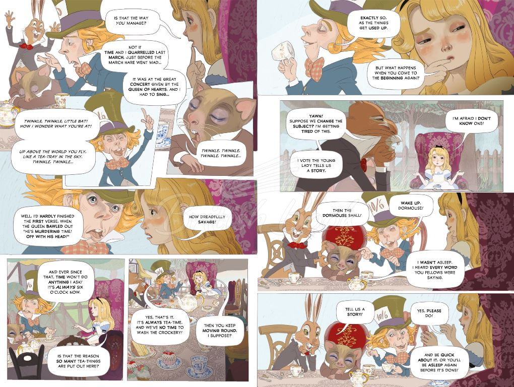 Книга Alice in Wonderland Graphic Novel изображение 3