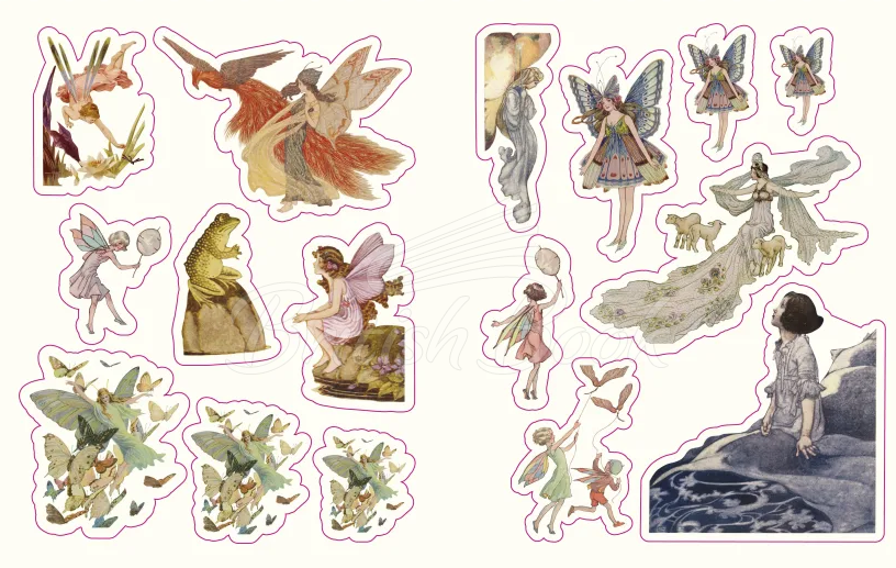 Книга The Forests, Fairies, and Fungi Sticker Anthology изображение 6