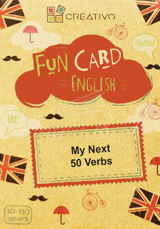 Картки Fun Card English: My Next 50 Verbs зображення