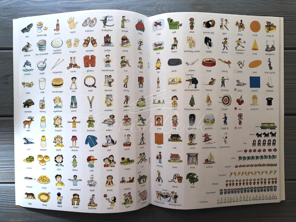 Книга First Thousand Words in English Sticker Book - купить за 484,00