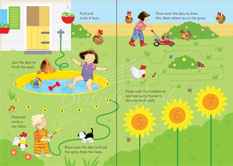 Книга Poppy and Sam's Wipe-Clean Summer Activities изображение 1