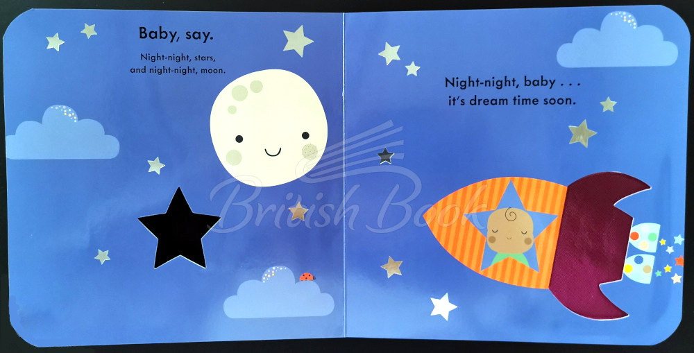 Книга Baby Touch: Night Night (A Touch-and-Feel Playbook) зображення 3
