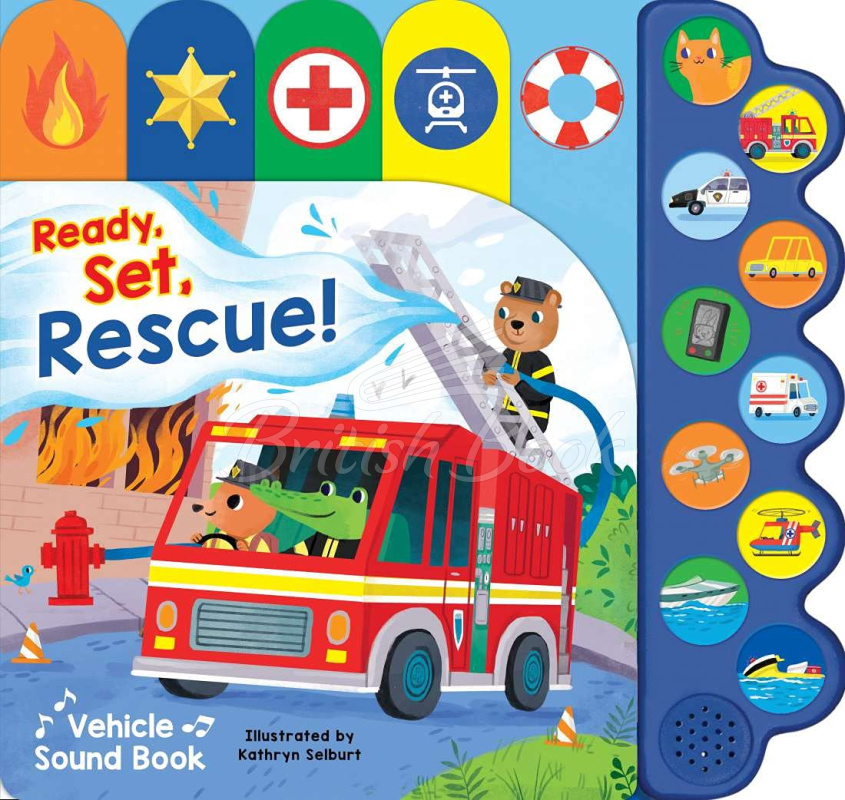 Книга 10 Button Sound: Ready Set Rescue зображення
