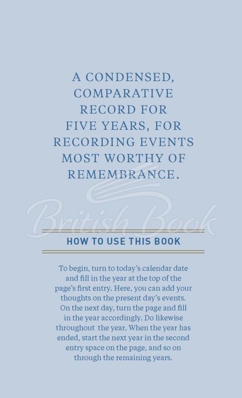 Нотатник Denim One Line a Day: A Five-Year Memory Book зображення 1