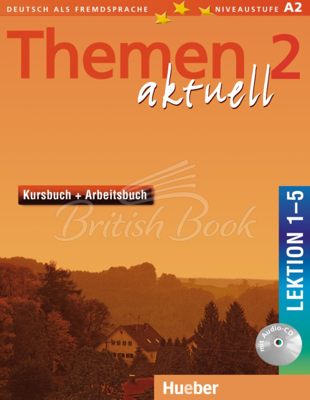 Підручник і робочий зошит Themen aktuell 2 Kursbuch + Arbeitsbuch mit integrierter Audio-CD, Lektion 1–5 зображення