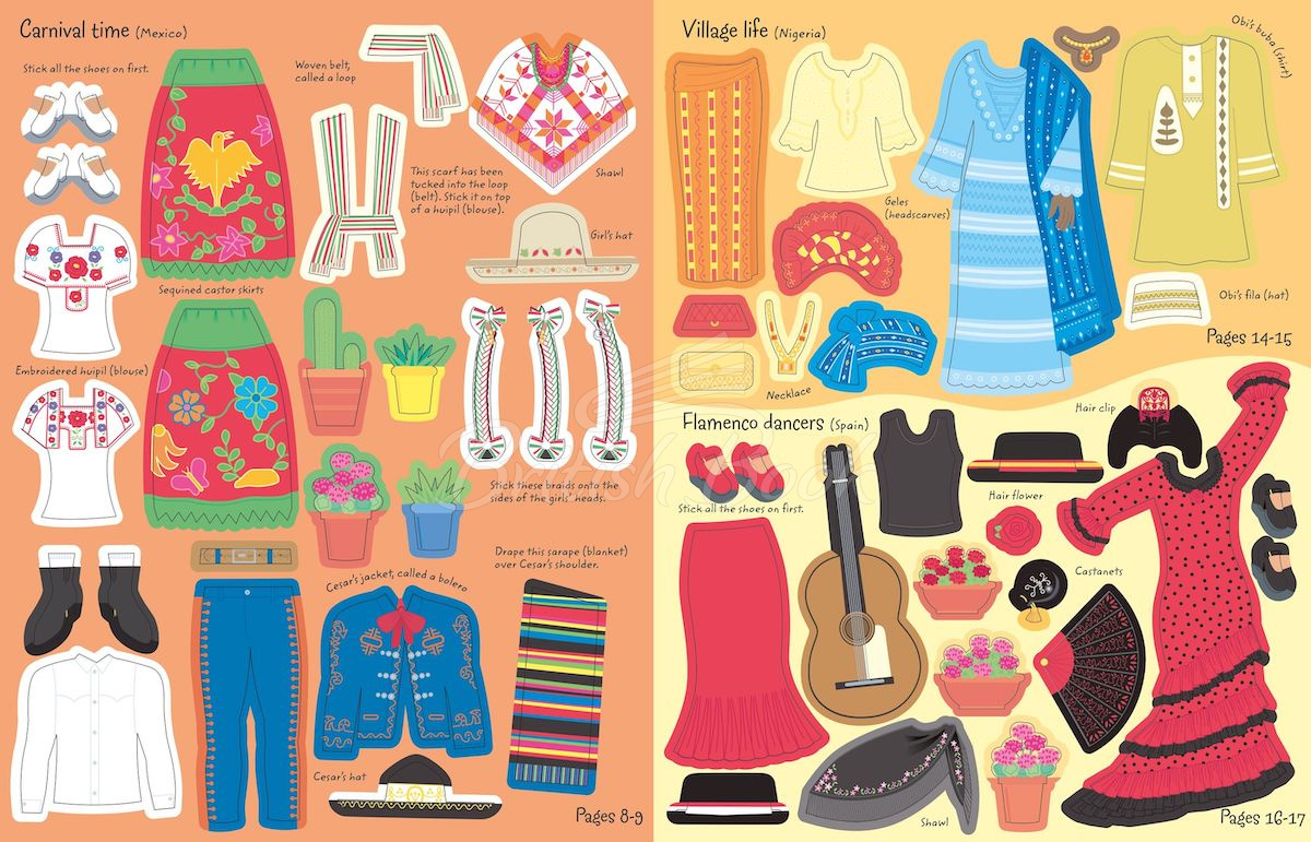 Книга Sticker Dolly Dressing: Around the World зображення 2