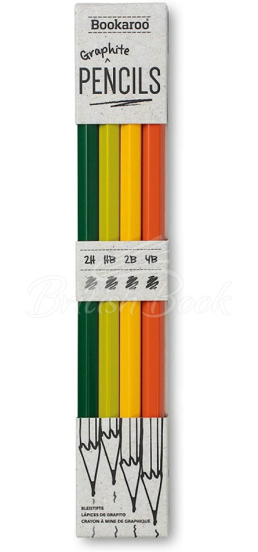 Набор Bookaroo Graphite Pencils Greens изображение
