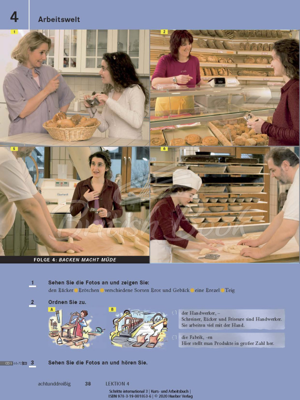 Учебник Schritte international 3 Kursbuch + Arbeitsbuch mit Audio-CD zum Arbeitsbuch und interaktiven Übungen изображение 4