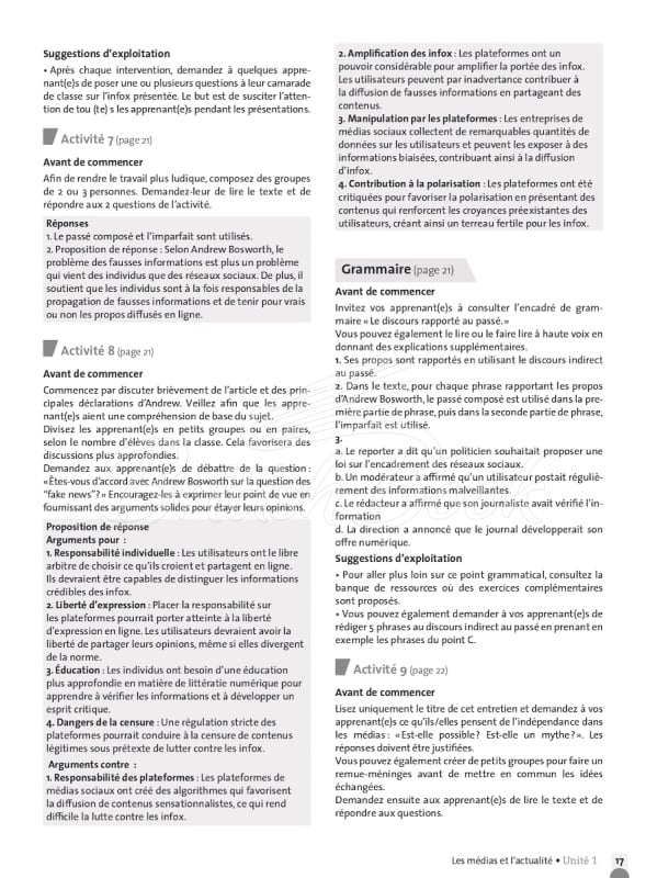 Книга для вчителя Odyssée C1/C2 Livre du professeur зображення 15