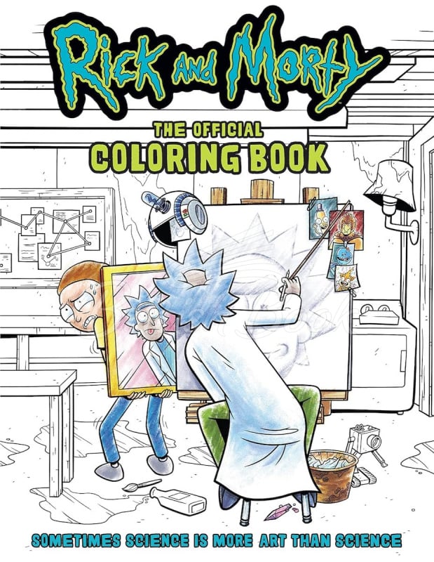 Книга Rick and Morty: Sometimes Science Is More Art Than Science: The Official Colouring Book зображення