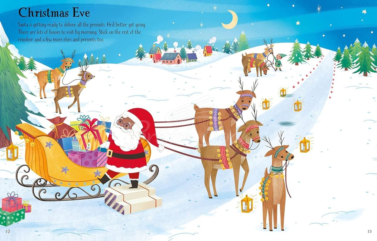 Книга First Sticker Book: Christmas зображення 4