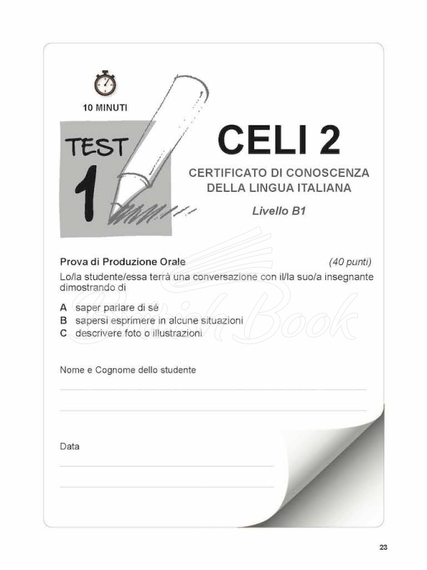 Підручник Celi 2 Test di preparazione зображення 23