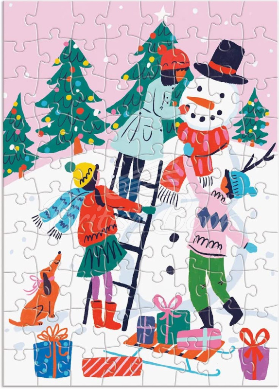 Пазл Louise Cunningham Merry and Bright 12 Days of Christmas Advent Puzzle Calendar изображение 3
