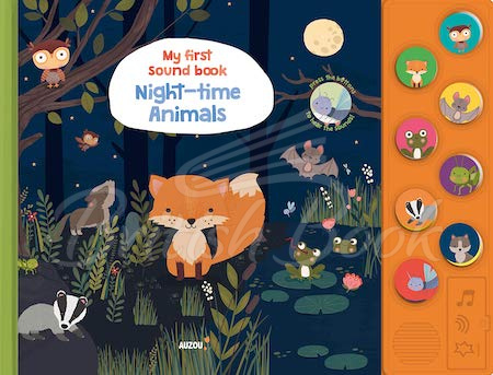 Книга My First Sound Book: Night-Time Animals зображення