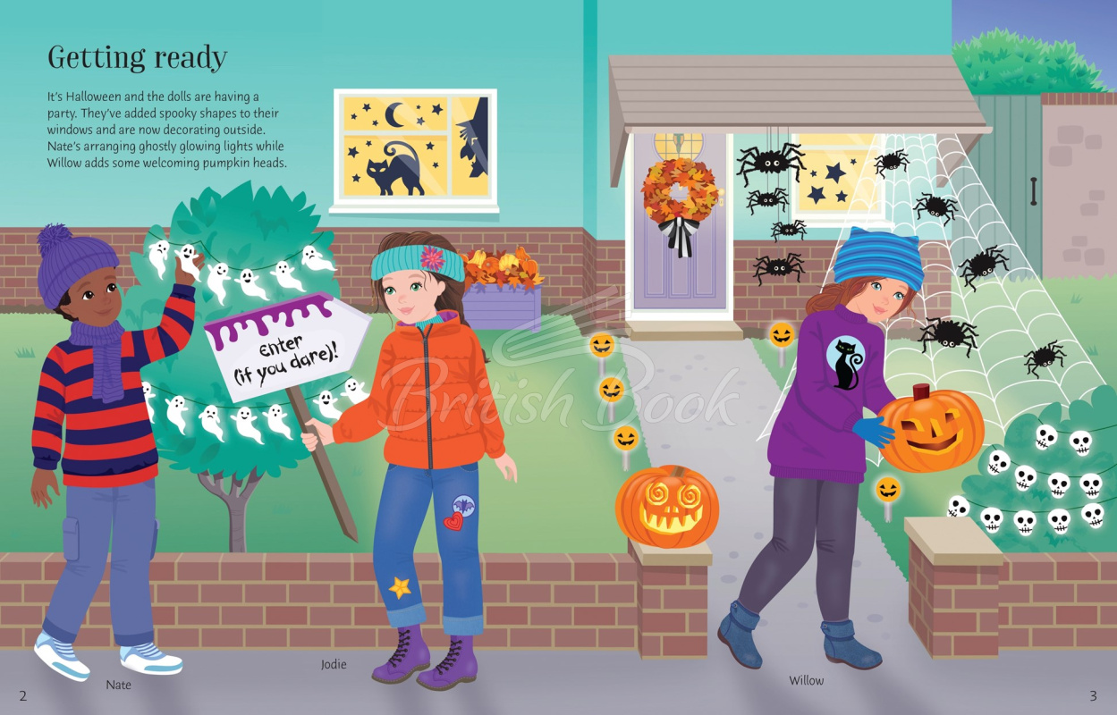 Книга Sticker Dolly Dressing: Halloween Party изображение 3