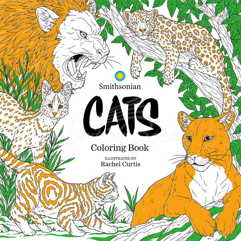 Книга Cats: A Smithsonian Coloring Book зображення