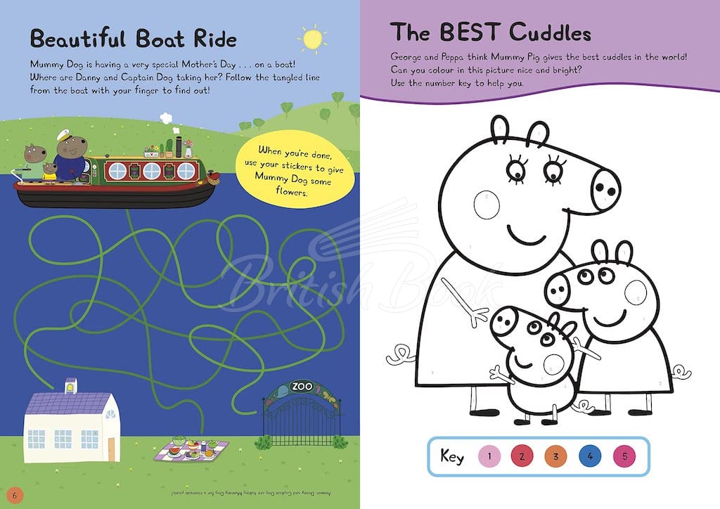 Книга Peppa Pig: My Amazing Mum Sticker Activity Book изображение 3