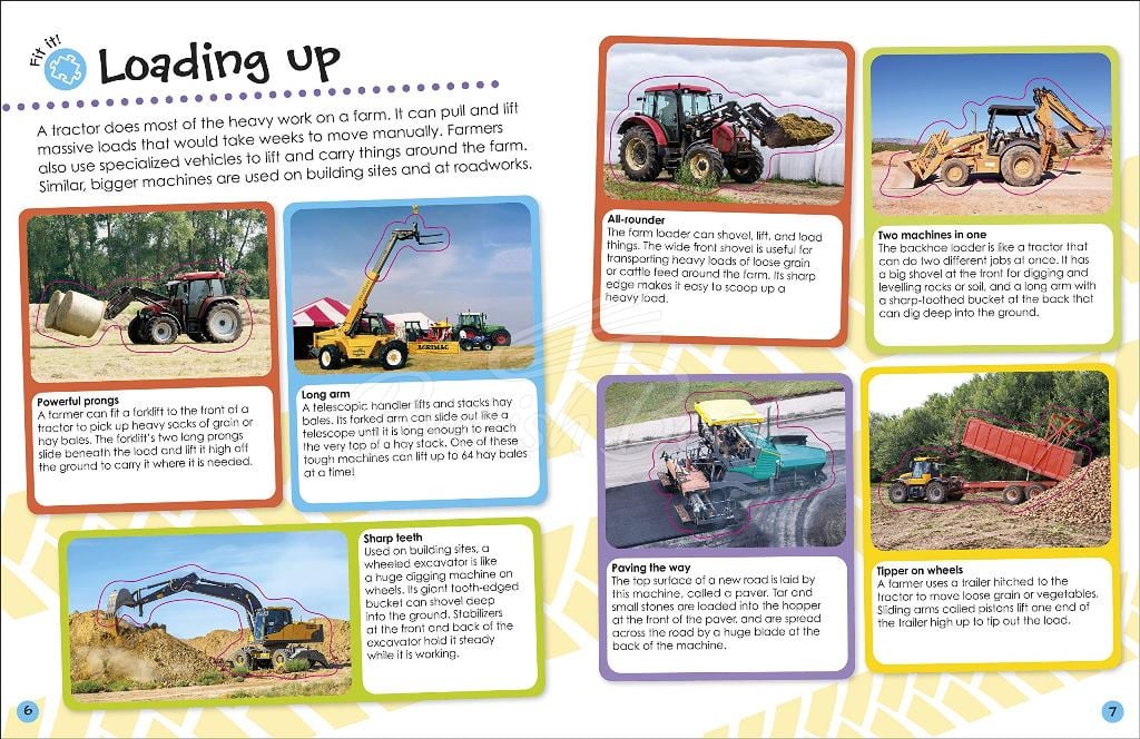 Книга The Ultimate Sticker Book: Tractor зображення 4