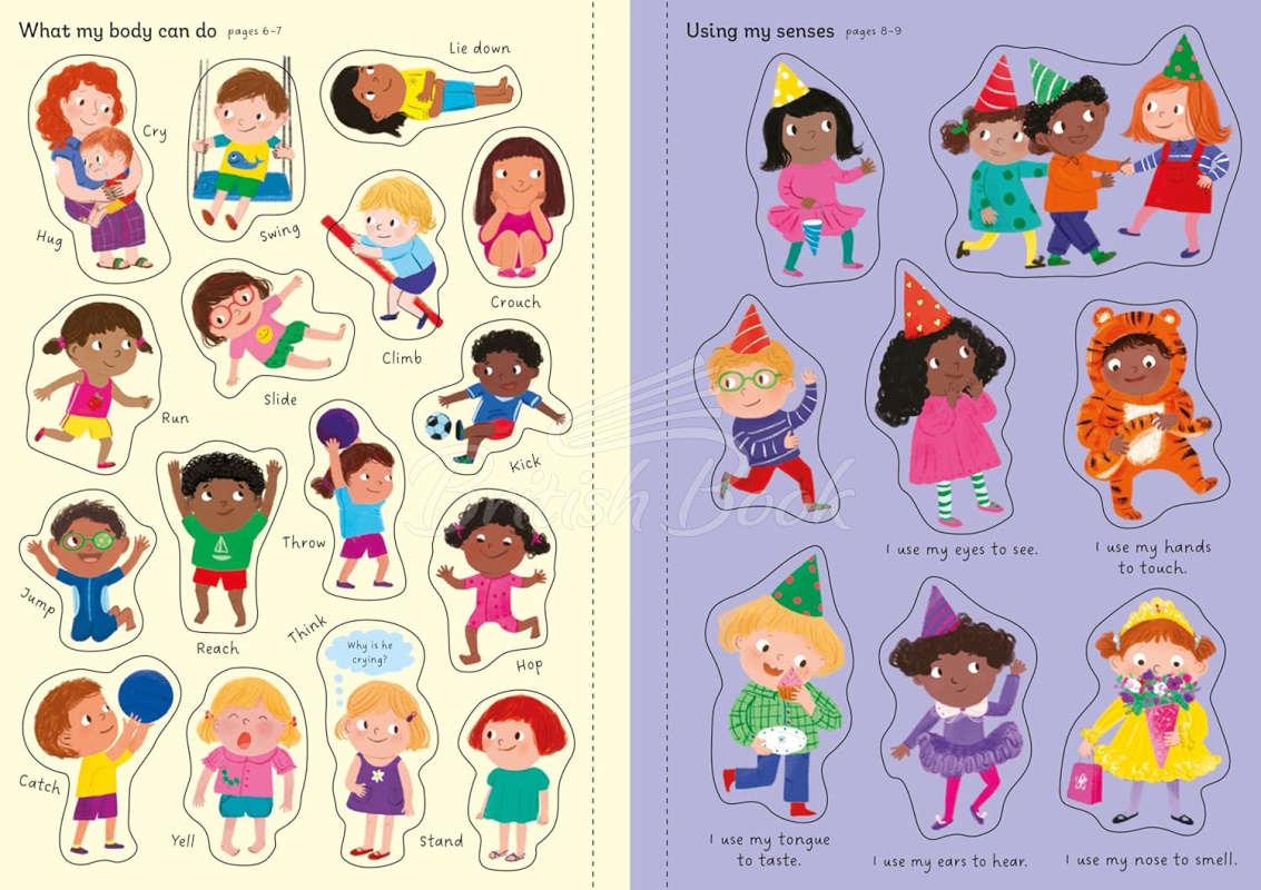 Книга Little First Stickers: My Body зображення 5