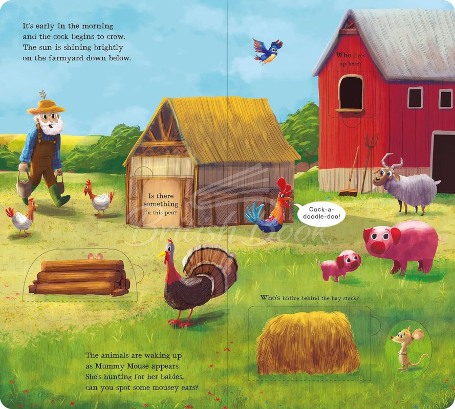 Книга A Lift-and-Learn Peek-through Book: Moo Moo Moo on the Farm изображение 1