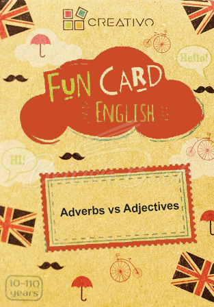 Карточки Fun Card English: Adverbs vs Adjectives изображение