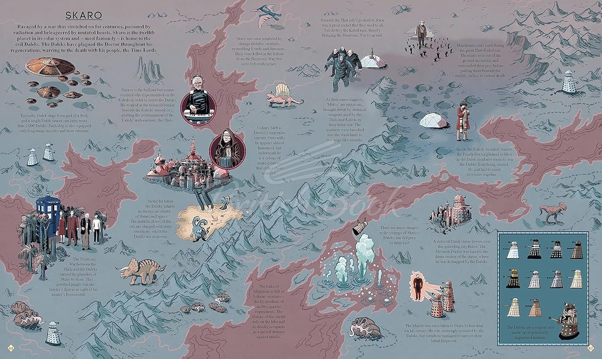 Книга Doctor Who Atlas зображення 3