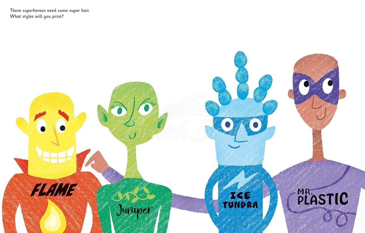 Книга Fingerprint Activities: Superheroes зображення 2