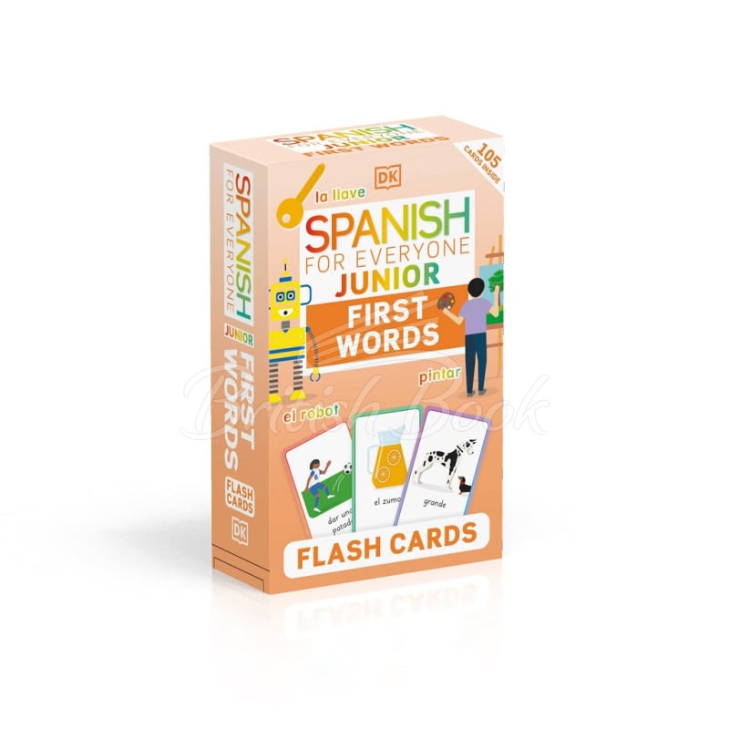Картки Spanish for Everyone Junior: First Words Flash Cards зображення 2