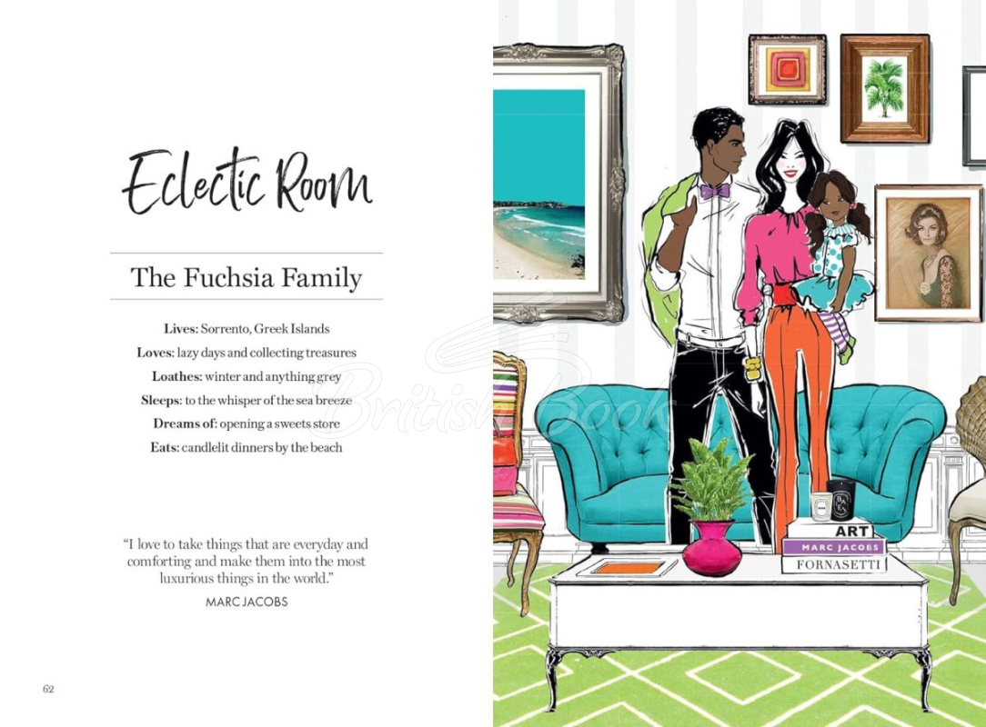 Книга Fashion House: Illustrated Interiors from the Icons of Style изображение 8