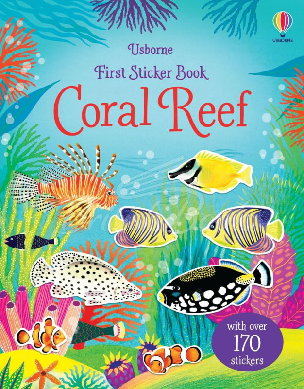 Книга First Sticker Book: Coral Reef изображение
