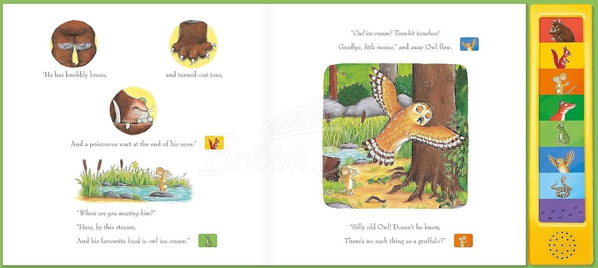 Книга The Gruffalo: A Noisy Storybook изображение 2