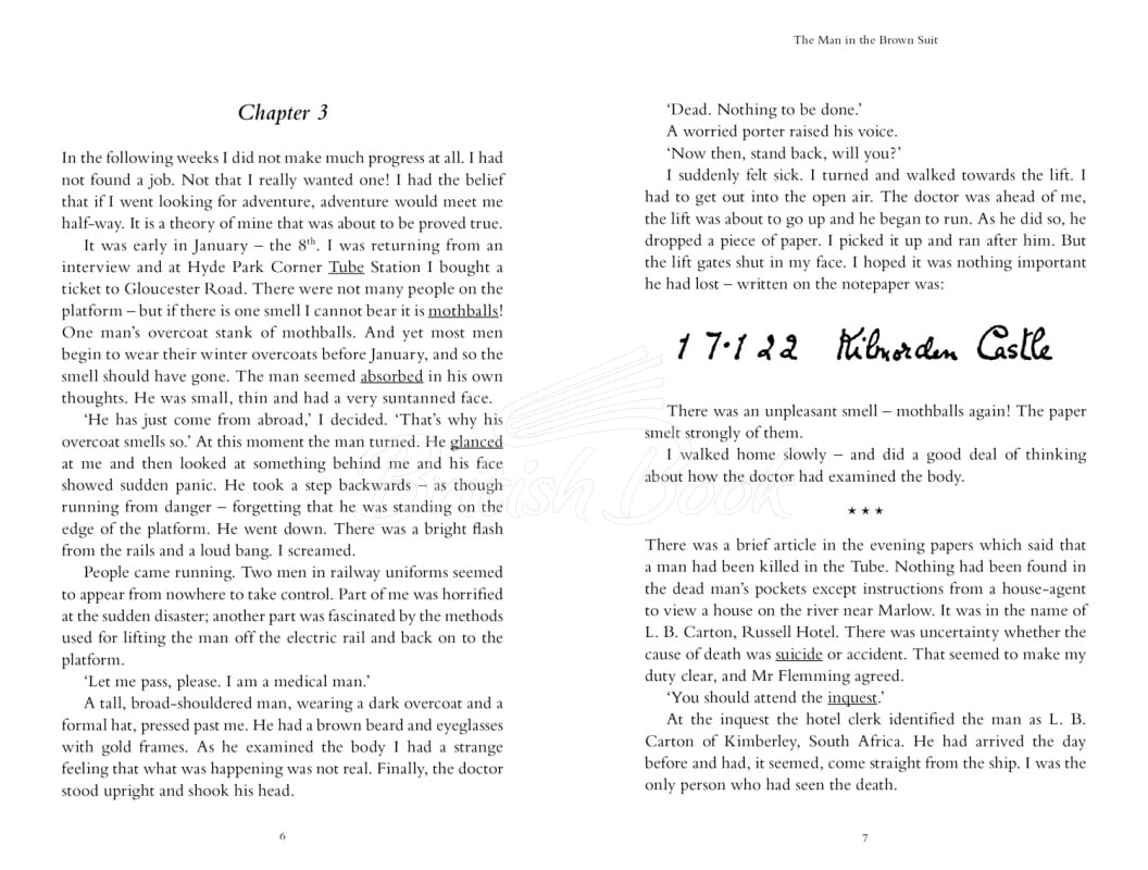 Книга Collins English Readers Level 4 The Man in the Brown Suit зображення 1