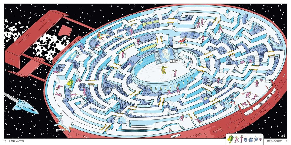 Книга Marvel Mazes изображение 2