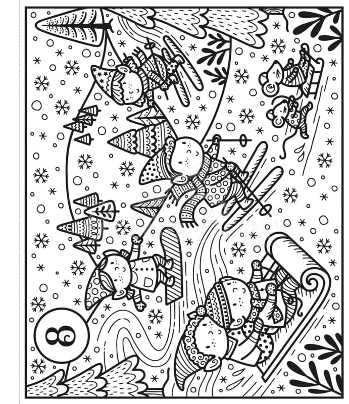 Книга Magic Painting Countdown to Christmas изображение 2