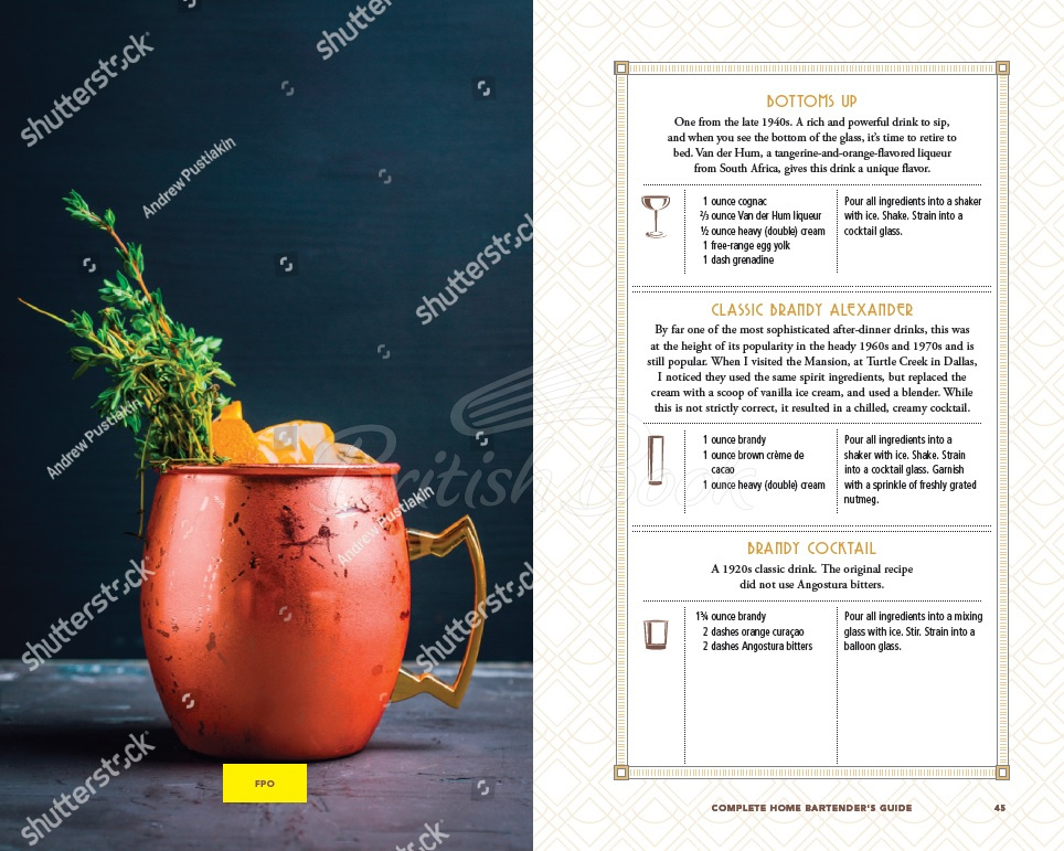 Книга Complete Home Bartender's Guide зображення 1