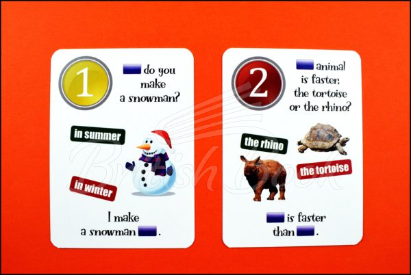 Карточки Fun Card English: Who, When, Where... изображение 9