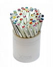 Swarovski Crystal Topped Ballpoint White Pen (Random Crystals)