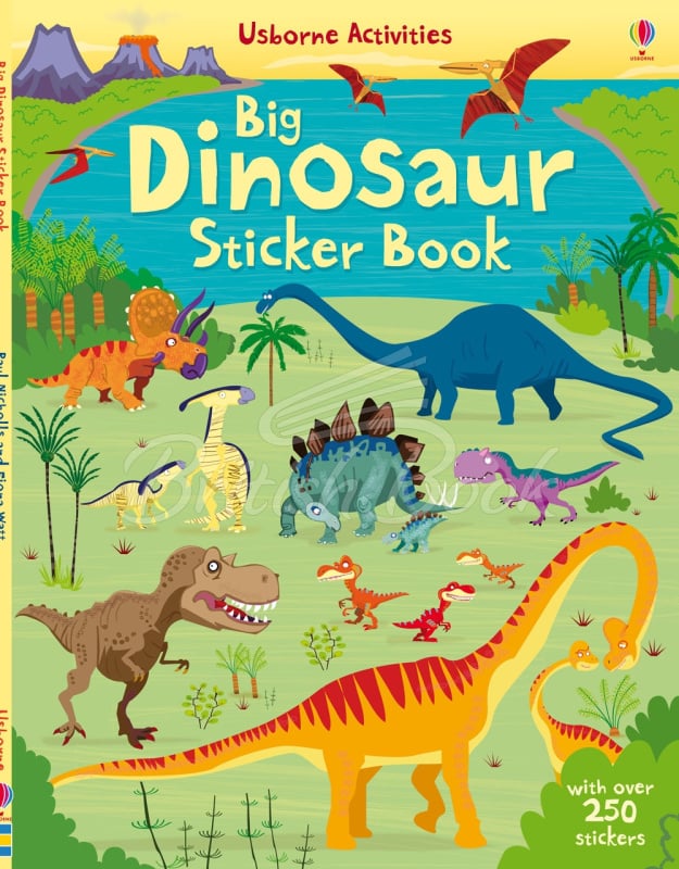 Книга Big Dinosaur Sticker Book изображение