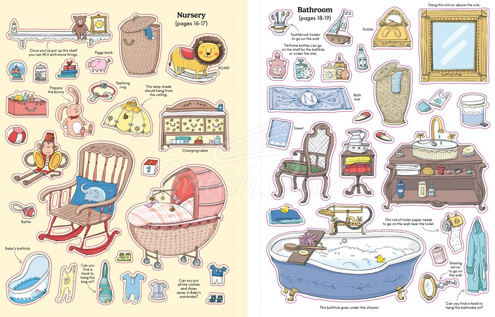Книга Doll's House Sticker Book зображення 3