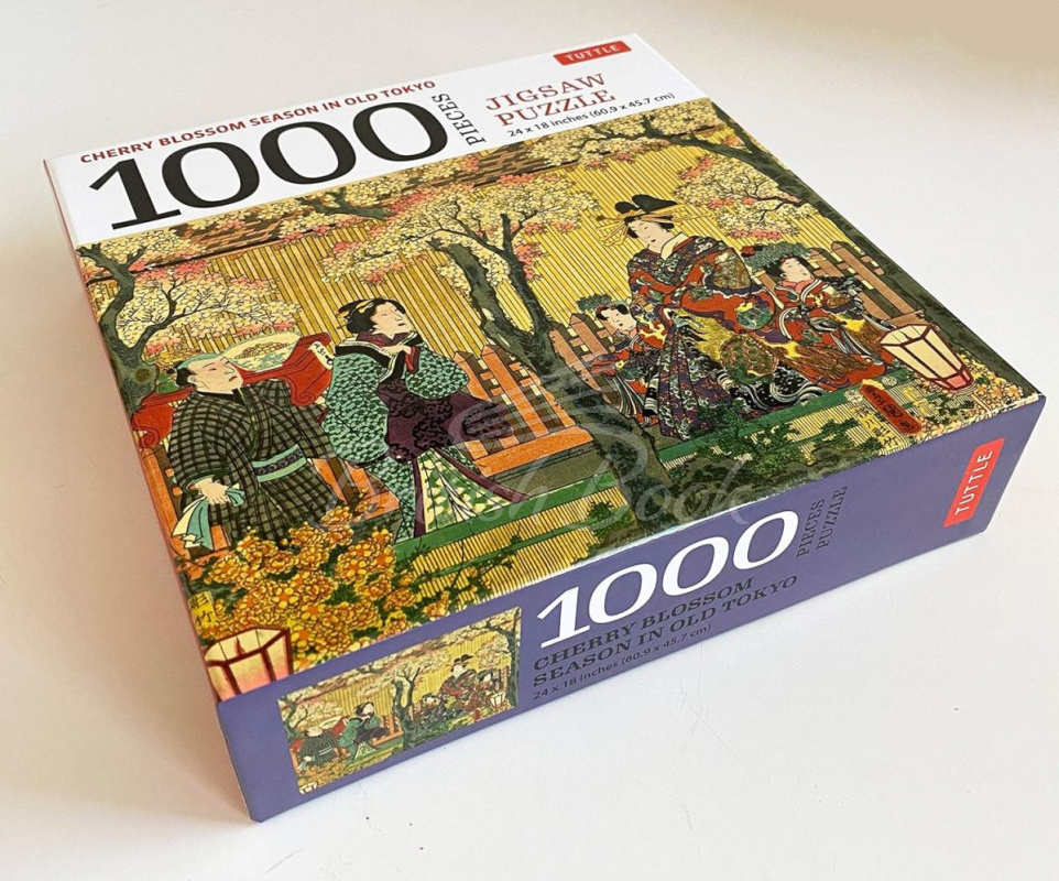 Пазл Cherry Blossom Season in Old Tokyo 1000 Piece Jigsaw Puzzle изображение 1