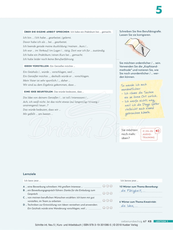 Учебник и рабочая тетрадь Schritte international Neu 5 Kurs- und Arbeitsbuch mit Audio-CD zum Arbeitsbuch изображение 3