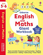 Usborne Workbooks: English and Maths Giant Workbook 5-6