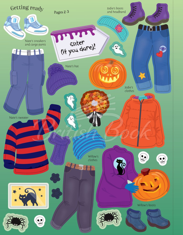 Книга Sticker Dolly Dressing: Halloween Party изображение 4