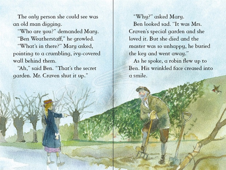 Книга Usborne Young Reading Level 2 The Secret Garden зображення 3