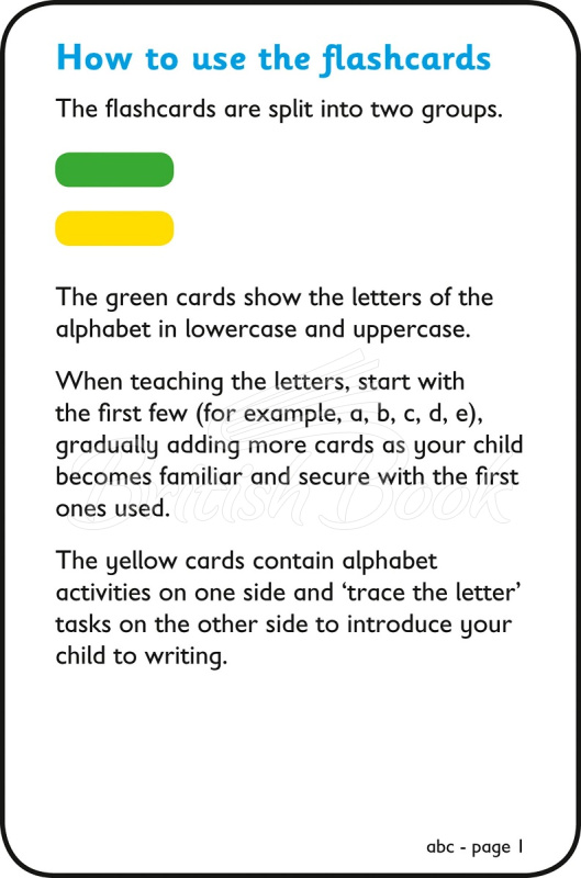 Картки Collins Easy Learning Preschool: abc Flashcards зображення 5